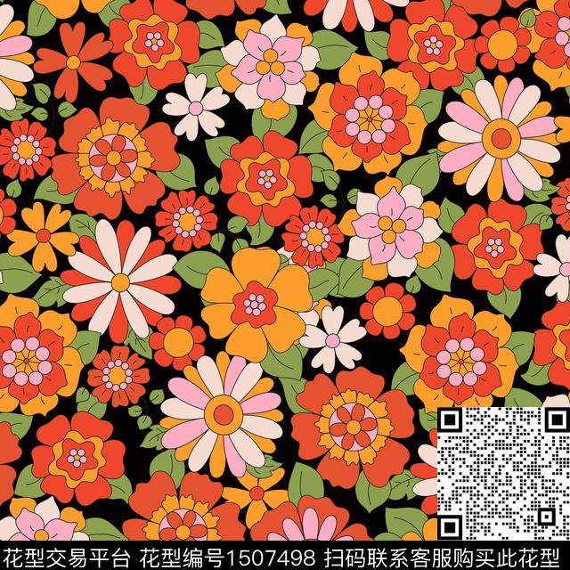 32.jpg - 1507498 - 花卉 花瓣 抽象 - 数码印花花型 － 女装花型设计 － 瓦栏