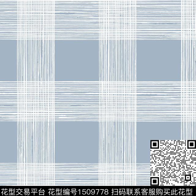 ZJY2022-0811-04A.jpg - 1509778 - 格子 几何 大牌风 - 数码印花花型 － 床品花型设计 － 瓦栏