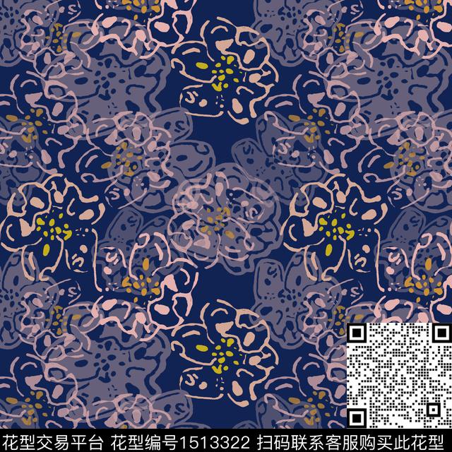 女装小碎花平面花卉传统印花花型下载（图片编号: 1513322） - 瓦栏（Walan）