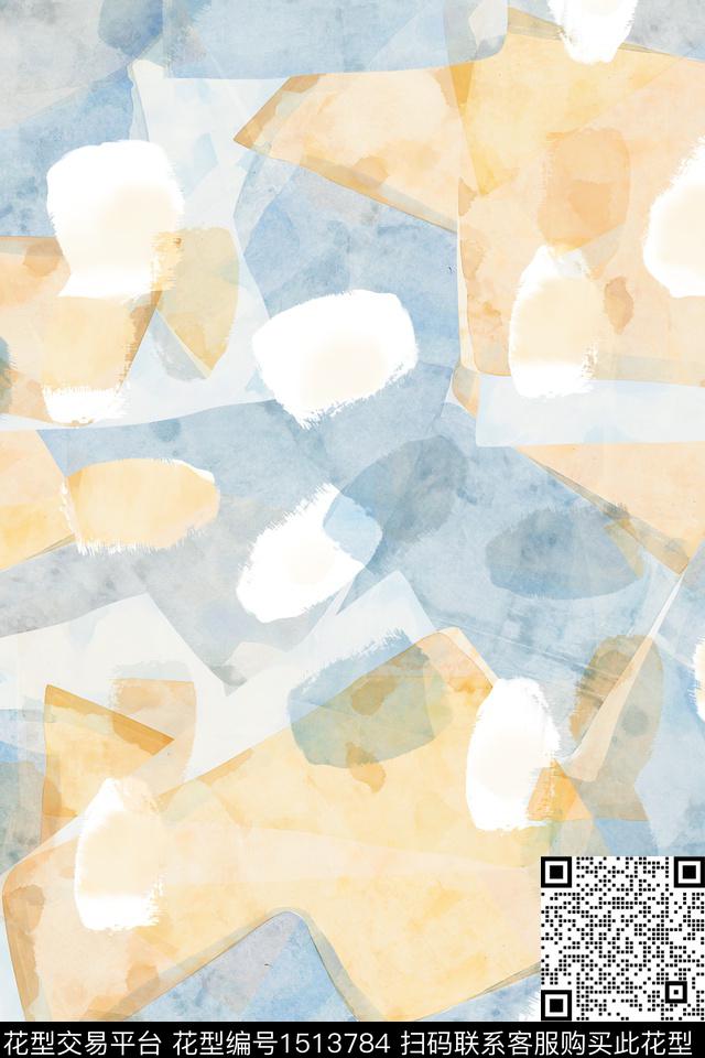 肌理大牌风抽象数码印花花型下载（图片编号: 1513784） - 瓦栏（Walan）
