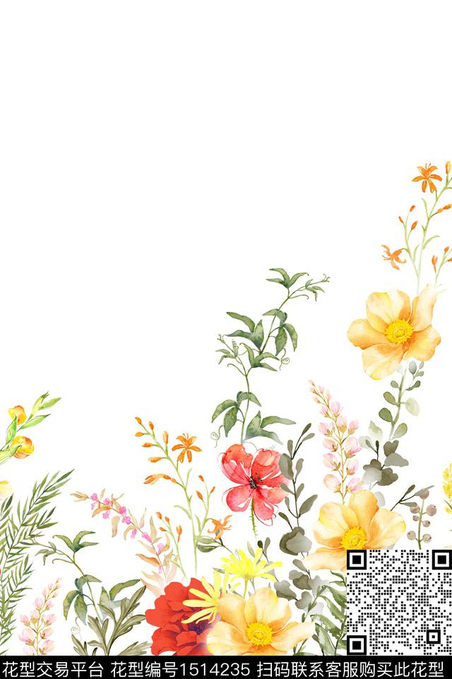 2022-09-26B.jpg - 1514235 - 定位花 花卉 植物 - 数码印花花型 － 女装花型设计 － 瓦栏