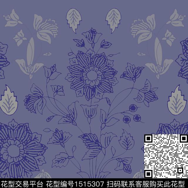 女装民族风传统花型传统印花花型下载（图片编号: 1515307） - 瓦栏（Walan）