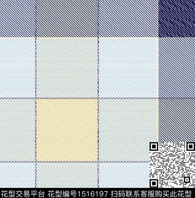 格子几何提花花型传统印花花型下载（图片编号: 1516197） - 瓦栏（Walan）