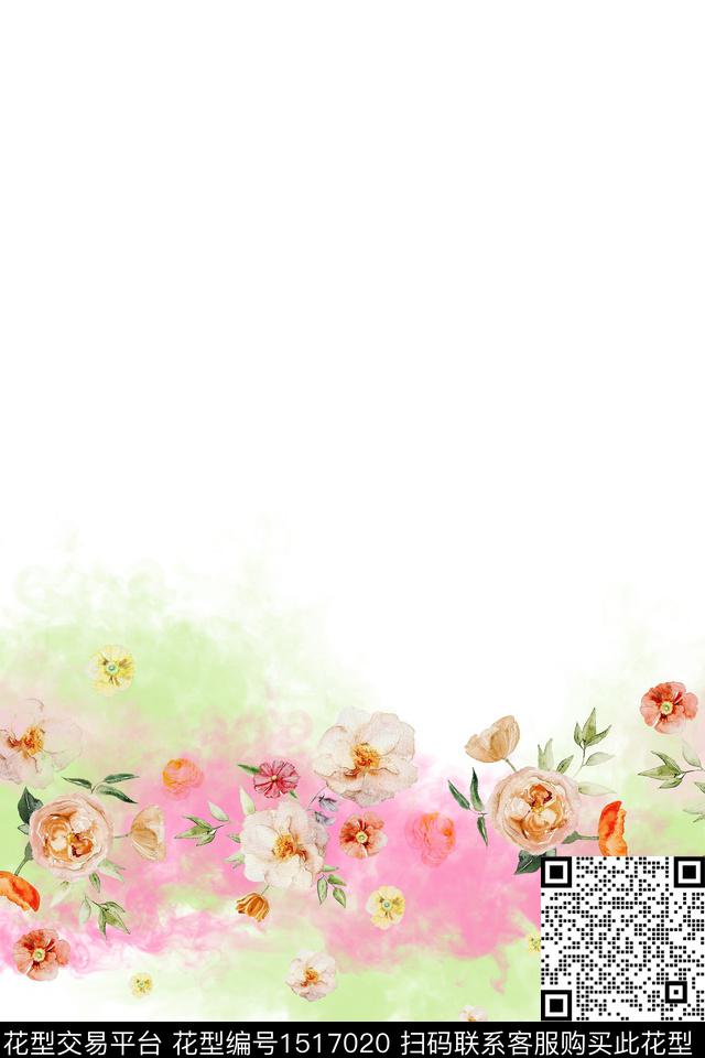22.10.22.花卉.jpg - 1517020 - 花卉 春夏花型 时尚 - 数码印花花型 － 女装花型设计 － 瓦栏