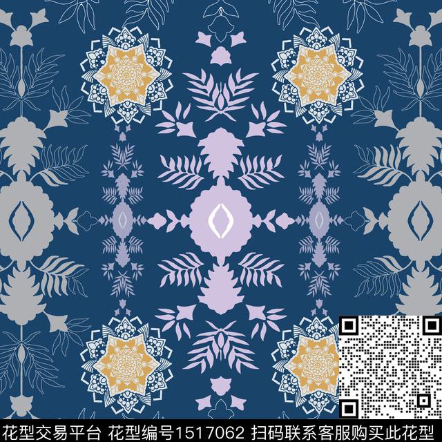 女装民族风传统花型传统印花花型下载（图片编号: 1517062） - 瓦栏（Walan）