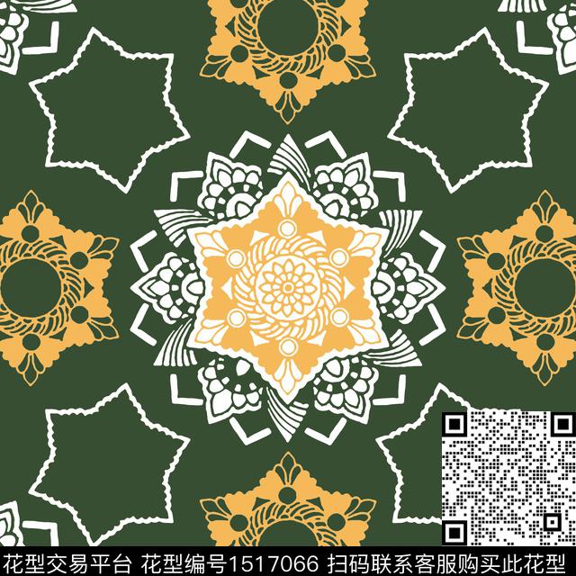 女装民族风传统花型传统印花花型下载（图片编号: 1517066） - 瓦栏（Walan）