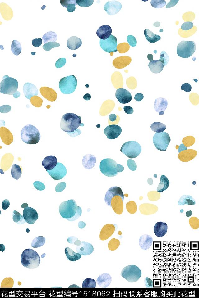 几何大牌风小清新数码印花花型下载（图片编号: 1518062） - 瓦栏（Walan）