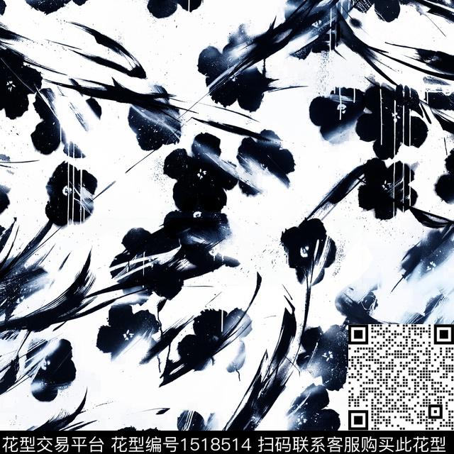 R2211024.jpg - 1518514 - 肌理 抽象花卉 长袖衫印花 - 数码印花花型 － 男装花型设计 － 瓦栏