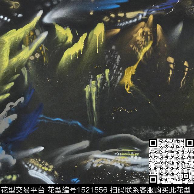 R2211145.jpg - 1521556 - 涂鸦 油画花型 抽象男装 - 数码印花花型 － 男装花型设计 － 瓦栏