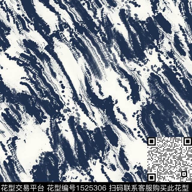 肌理线条画抽象数码印花花型下载（图片编号: 1525306） - 瓦栏（Walan）