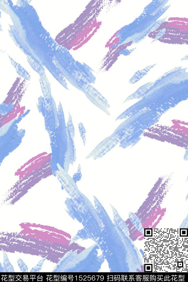 童装涂鸦笔触数码印花花型下载（图片编号: 1525679） - 瓦栏（Walan）