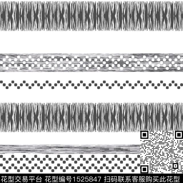 ZJY20230113.jpg - 1525847 - 民族风 波西米亚 国外 - 传统印花花型 － 床品花型设计 － 瓦栏
