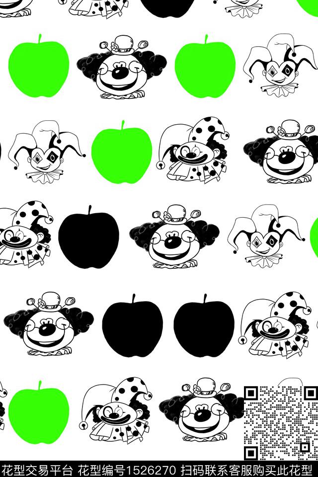 潮牌运动数码印花花型下载（图片编号: 1526270） - 瓦栏（Walan）