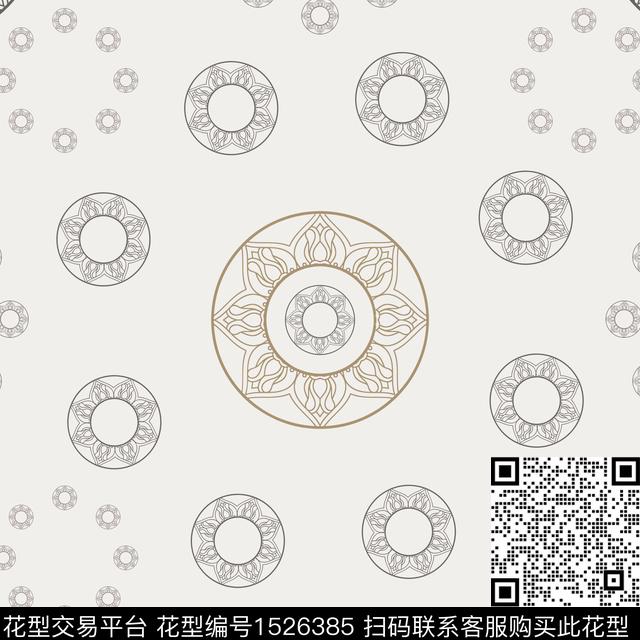 男装传统纹样传统印花花型下载（图片编号: 1526385） - 瓦栏（Walan）