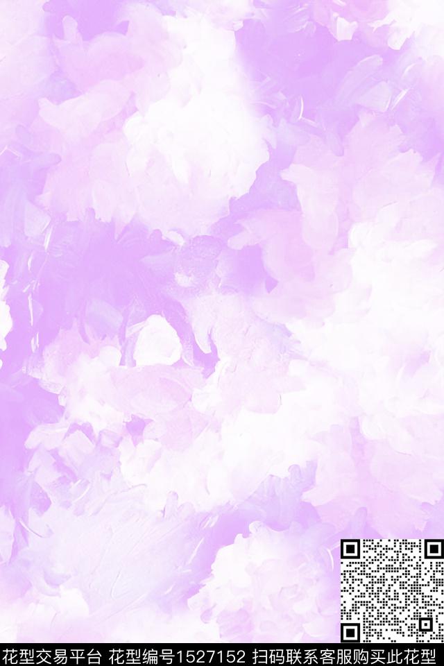 水彩花卉水彩女装数码印花花型下载（图片编号: 1527152） - 瓦栏（Walan）