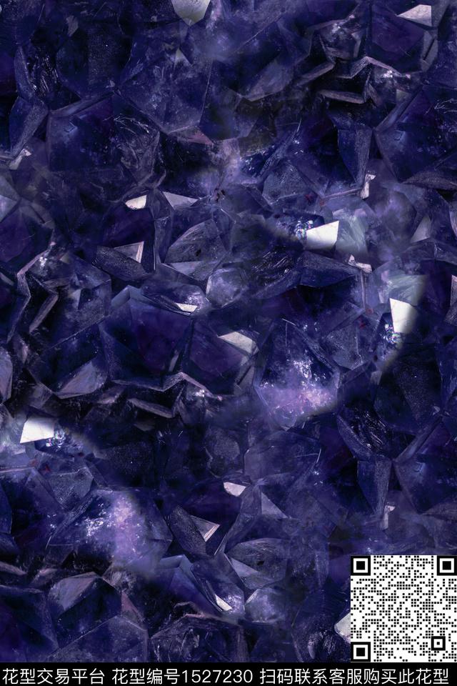 女装抽象珠宝宝石数码印花花型下载（图片编号: 1527230） - 瓦栏（Walan）