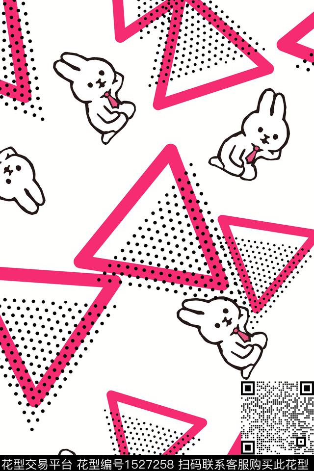 童装卡通动物数码印花花型下载（图片编号: 1527258） - 瓦栏（Walan）