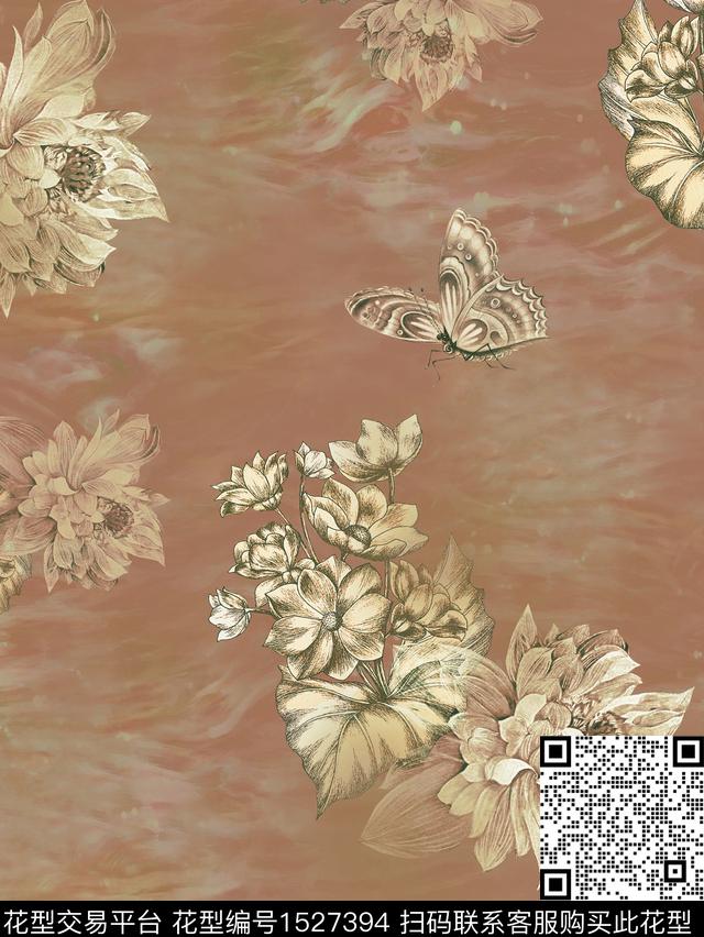 印花花型下载（图片编号: 1527394） - 瓦栏（Walan）