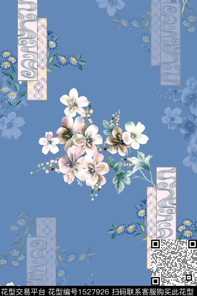 印花花型下载（图片编号: 1527926） - 瓦栏（Walan）