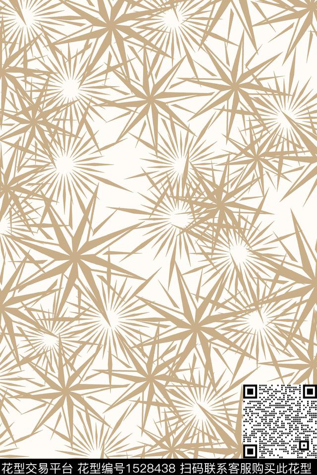 星星女装几何数码印花花型下载（图片编号: 1528438） - 瓦栏（Walan）