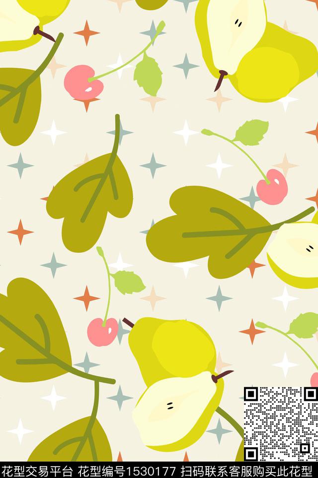 小清新卡通童装数码印花花型下载（图片编号: 1530177） - 瓦栏（Walan）