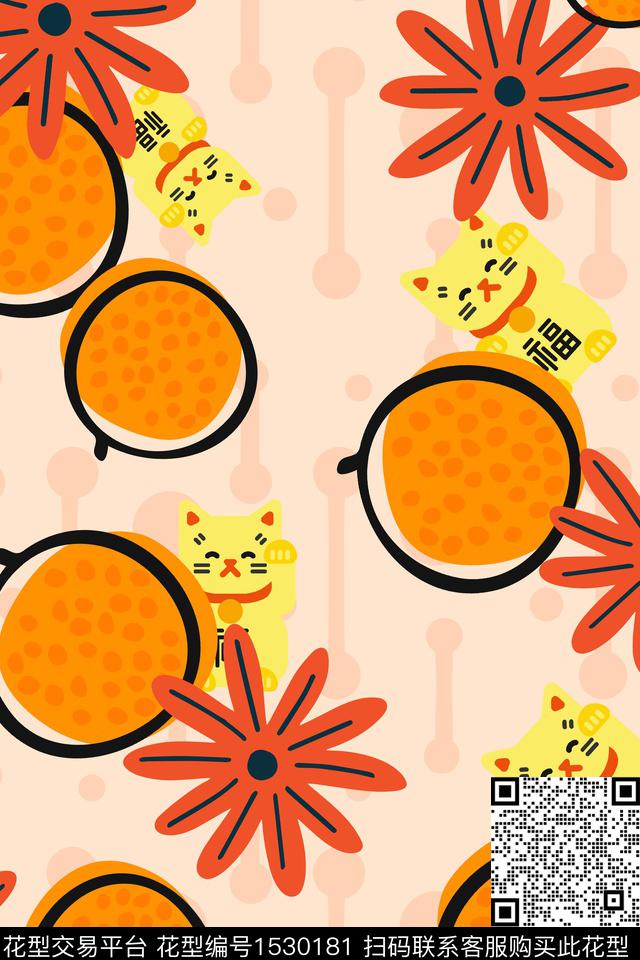 小清新卡通童装数码印花花型下载（图片编号: 1530181） - 瓦栏（Walan）