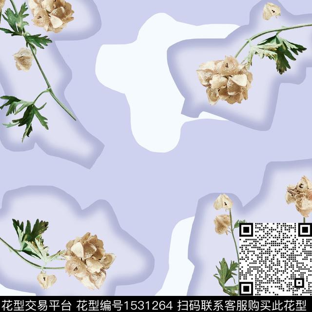 女装几何数码花型数码印花花型下载（图片编号: 1531264） - 瓦栏（Walan）