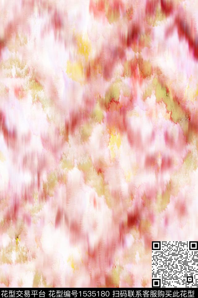 XZ4598.jpg - 1535180 - 抽象 肌理 水彩 - 数码印花花型 － 女装花型设计 － 瓦栏