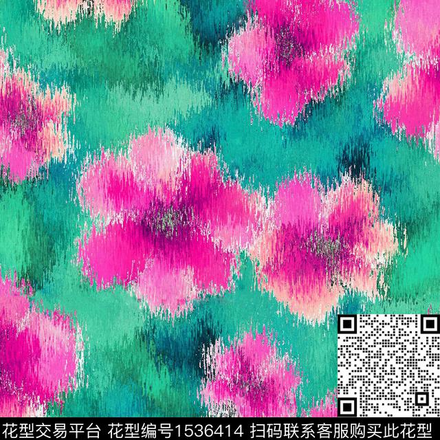 ZZ272 pattern v2.jpg - 1536414 - 数码花型 抽象 花卉 - 数码印花花型 － 女装花型设计 － 瓦栏