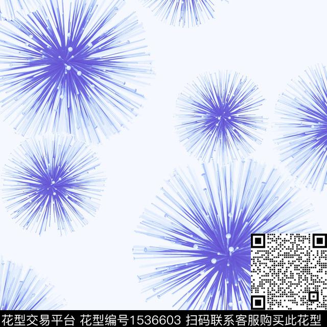 肌理线条女装数码印花花型下载（图片编号: 1536603） - 瓦栏（Walan）
