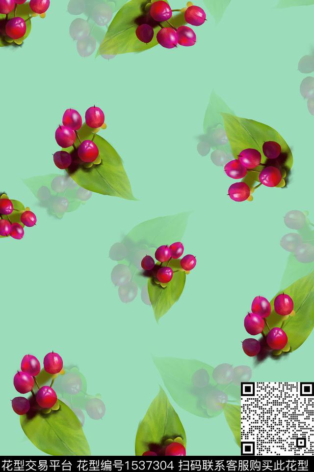 花卉民族风定位花数码印花花型下载（图片编号: 1537304） - 瓦栏（Walan）