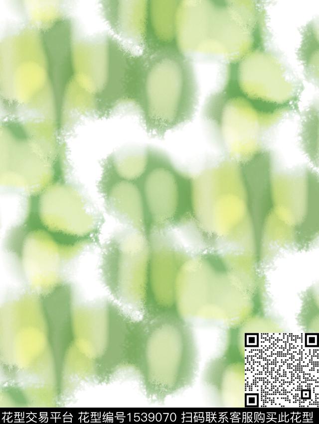 肌理小清新连衣裙数码印花花型下载（图片编号: 1539070） - 瓦栏（Walan）