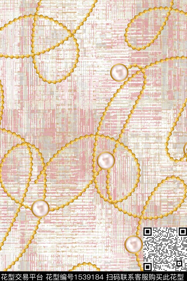 XZ4696.jpg - 1539184 - 肌理 底纹 珠宝 - 数码印花花型 － 女装花型设计 － 瓦栏