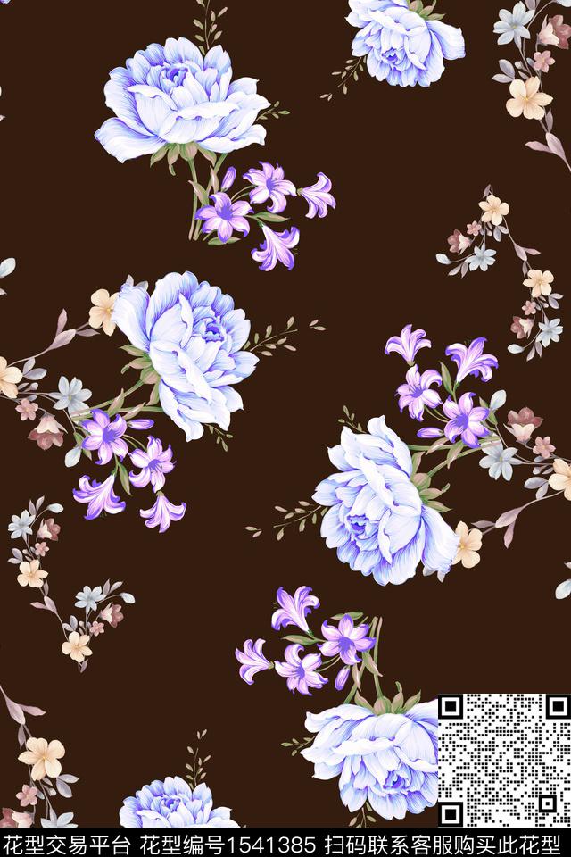 0613-3.jpg - 1541385 - 花卉 中老年 植物 - 数码印花花型 － 女装花型设计 － 瓦栏