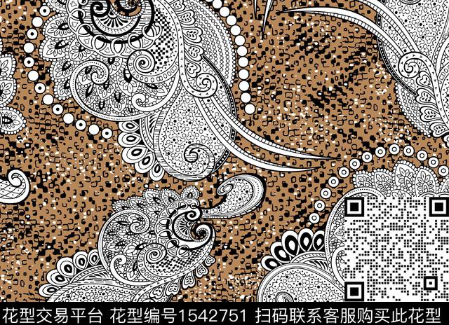 99.jpg - 1542751 - 民族风 肌理 纹理 - 数码印花花型 － 女装花型设计 － 瓦栏