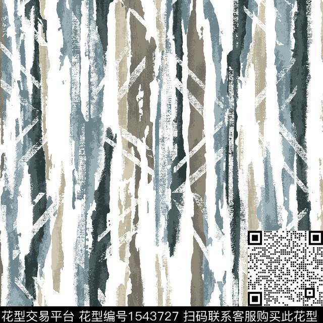 抽象水彩条纹数码印花花型下载（图片编号: 1543727） - 瓦栏（Walan）