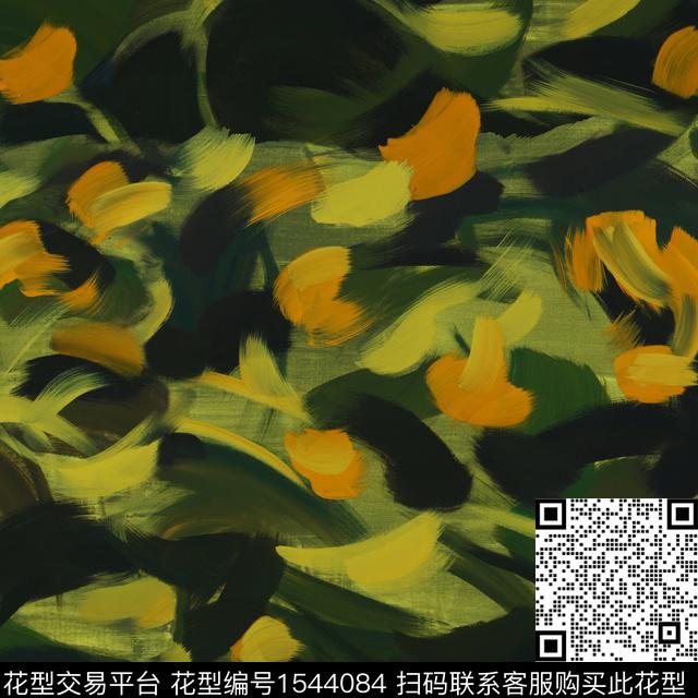 R2307022.jpg - 1544084 - 抽象 手绘迷彩 艺术格纹 - 数码印花花型 － 男装花型设计 － 瓦栏