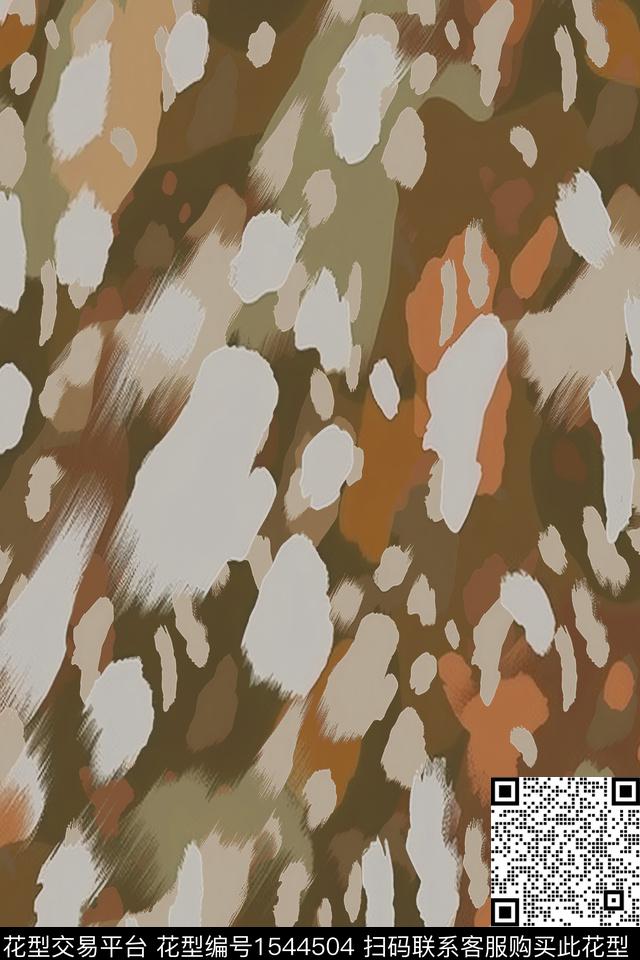 Z14265.jpg - 1544504 - 动物纹 豹纹 迷彩 - 数码印花花型 － 女装花型设计 － 瓦栏