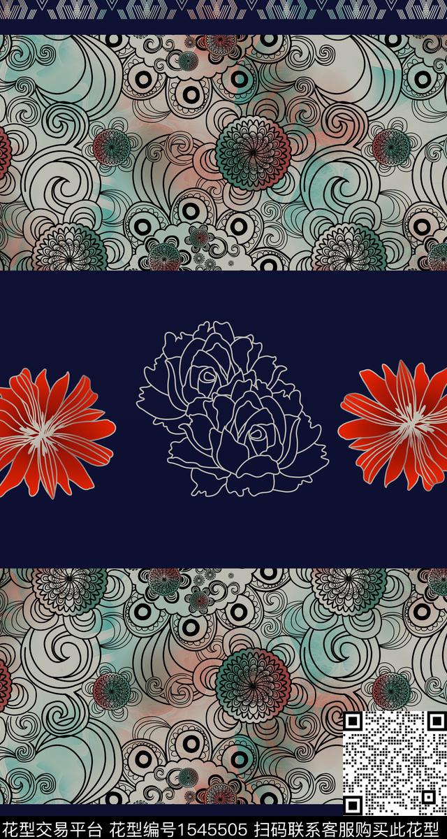 162.jpg - 1545505 - 民族风 花卉 定位 - 数码印花花型 － 女装花型设计 － 瓦栏