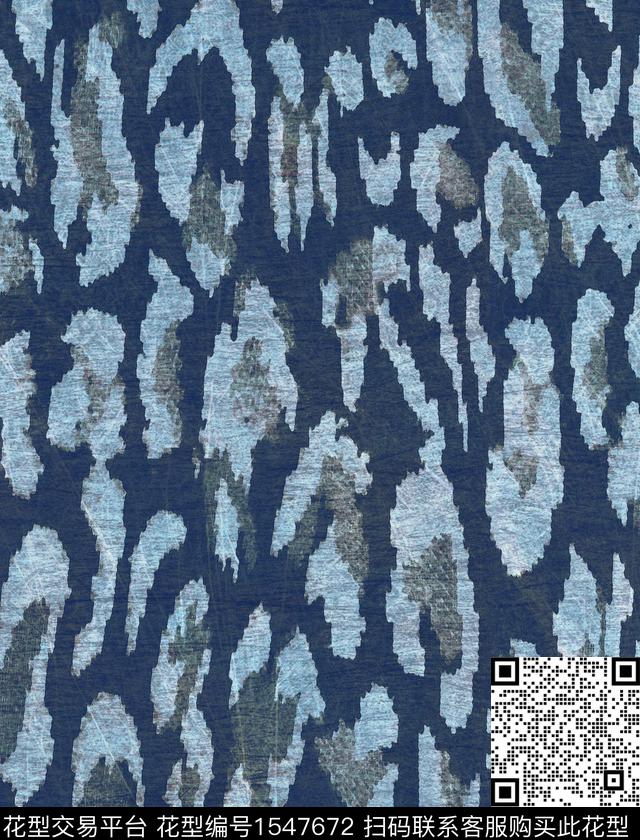 ZZ160 p vv.jpg - 1547672 - 动物纹 豹纹 抽象 - 数码印花花型 － 女装花型设计 － 瓦栏