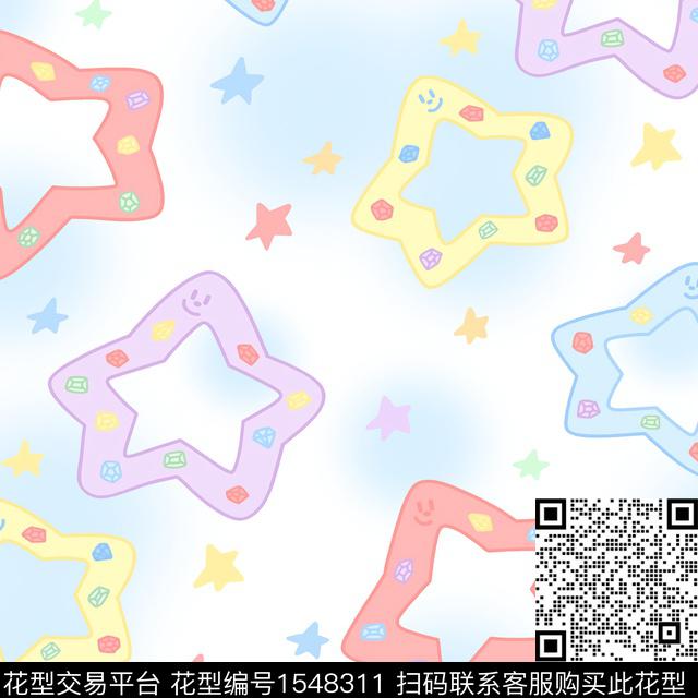 趣味童装卡通数码印花花型下载（图片编号: 1548311） - 瓦栏（Walan）