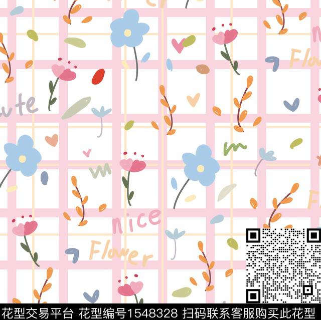 R2307084A.jpg - 1548328 - 趣味 童装 小兔子 - 数码印花花型 － 童装花型设计 － 瓦栏