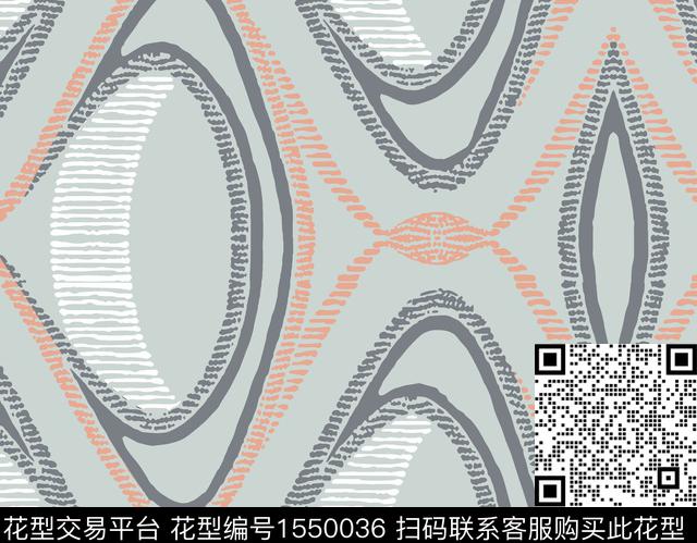 WL-20230820-3Y.jpg - 1550036 - 线条 纹理 几何 - 传统印花花型 － 男装花型设计 － 瓦栏