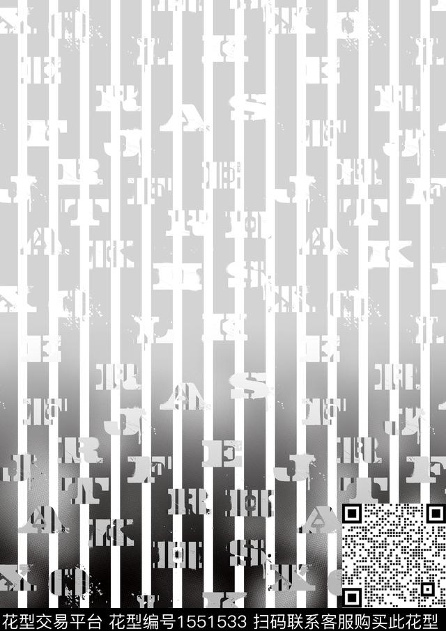 20221124-4.jpg - 1551533 - 定位 字母 条纹 - 数码印花花型 － 男装花型设计 － 瓦栏