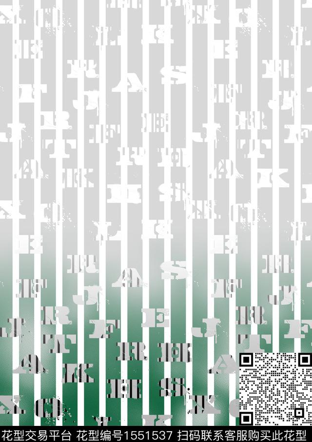 20221124-4-3.jpg - 1551537 - 定位花 字母 几何 - 数码印花花型 － 男装花型设计 － 瓦栏