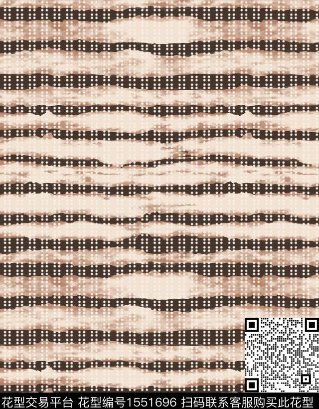 条纹复古抽象数码印花花型下载（图片编号: 1551696） - 瓦栏（Walan）