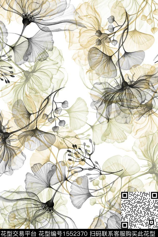 Z14465.jpg - 1552370 - 透明 叠加 花卉 - 数码印花花型 － 女装花型设计 － 瓦栏
