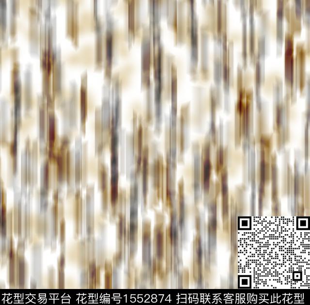 肌理抽象朦胧数码印花花型下载（图片编号: 1552874） - 瓦栏（Walan）