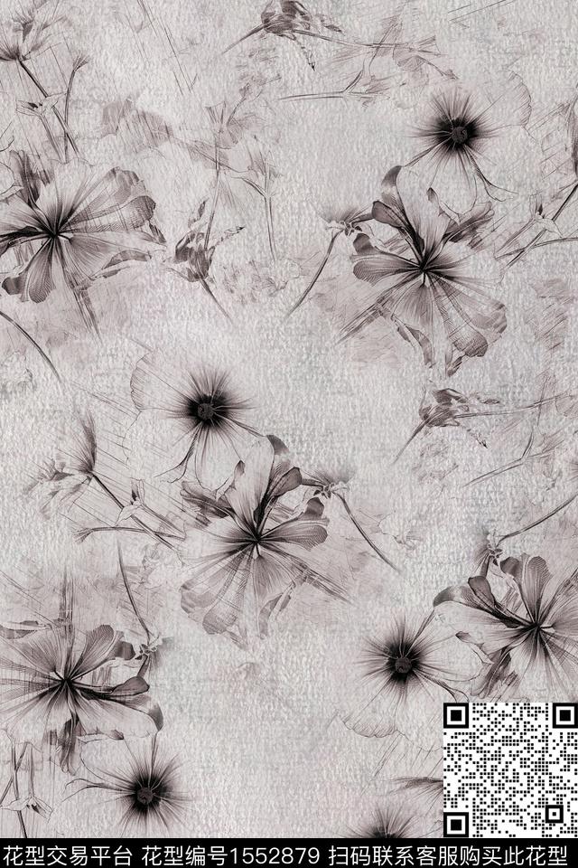 21.jpg - 1552879 - 底纹 花卉 线条 - 数码印花花型 － 女装花型设计 － 瓦栏