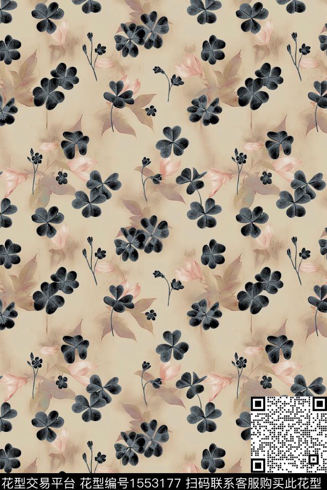 LY013.jpg - 1553177 - 小碎花 花卉 中老年 - 数码印花花型 － 女装花型设计 － 瓦栏